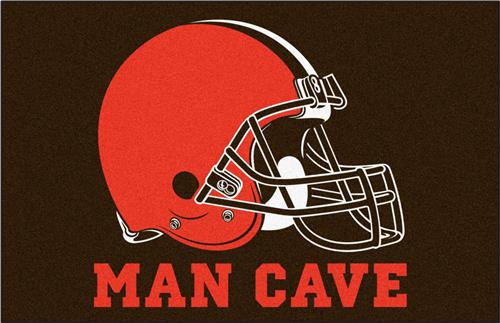 Fan Mats NFL Cleveland Browns Man Cave Starter Mat