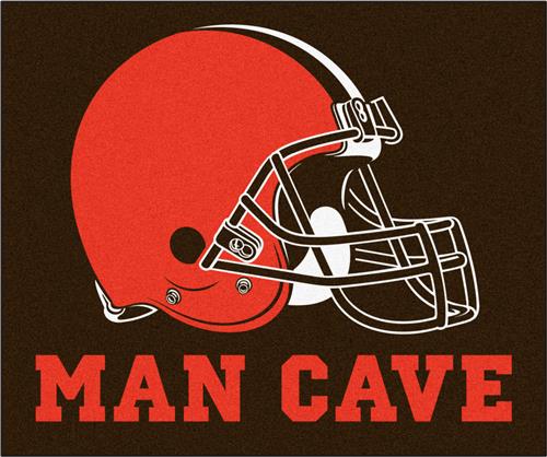 Fan Mats Cleveland Browns Man Cave Tailgater Mat