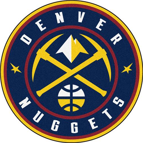 Fan Mats NBA Denver Nuggets Roundel Mat