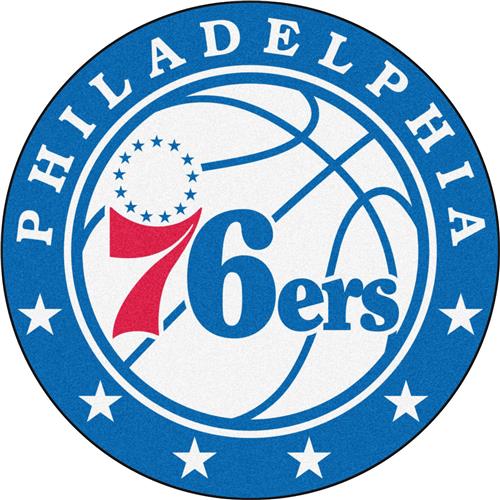 Fan Mats NBA Philadelphia 76ers Roundel Mat