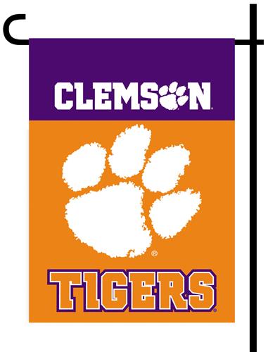 Collegiate Clemson Tigers 2-Sided Garden Flag