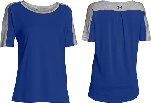 Under Armour Womens Uptown Flow Tee. Printing is available for this item.