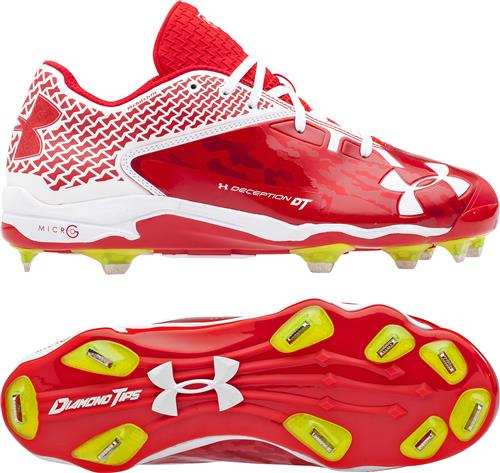 Under Armour Mens Deception Low Baseball Cleats