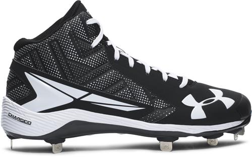 Under Armour Mens Yard Mid ST Baseball Cleats