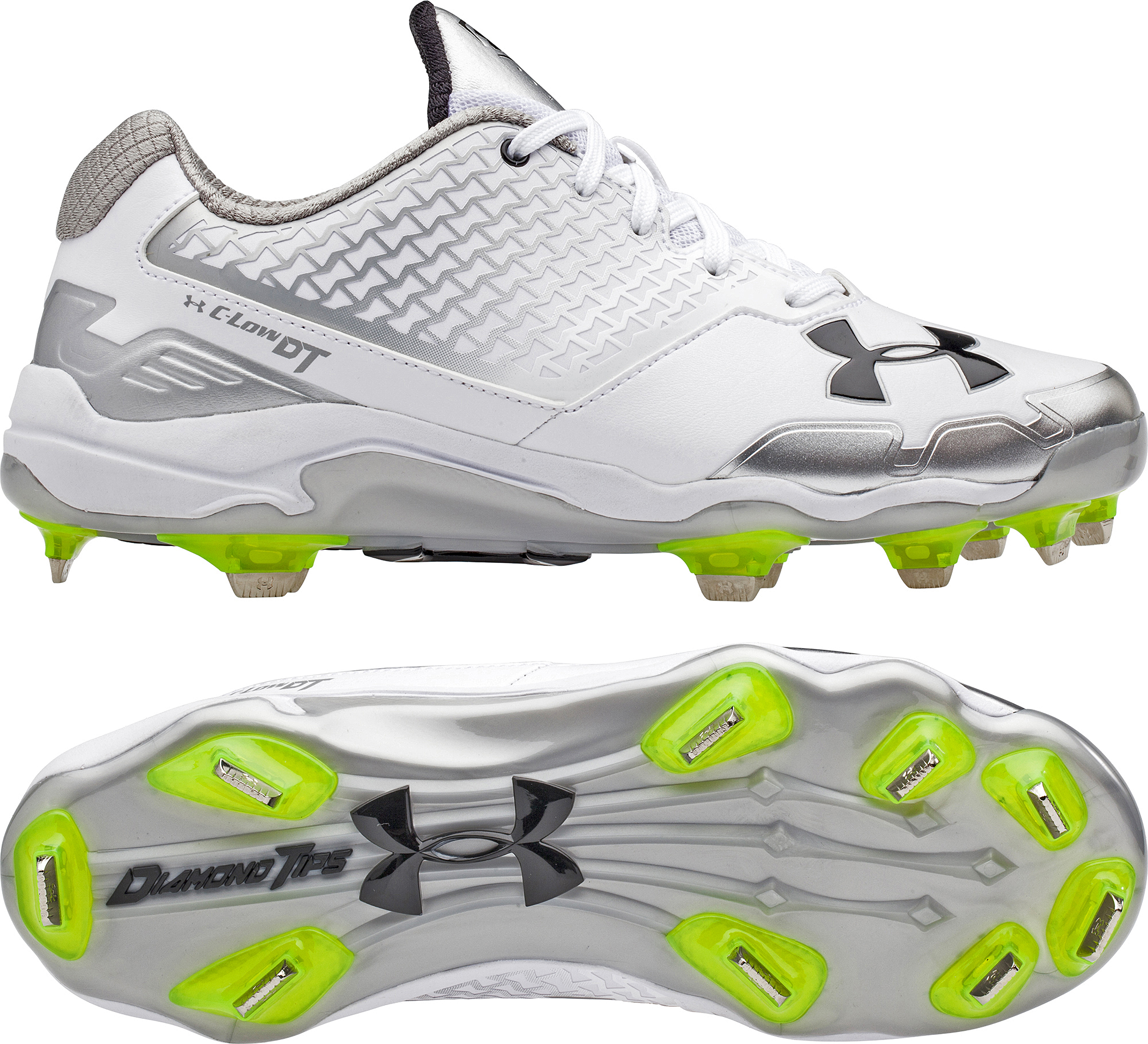 white under armour baseball cleats