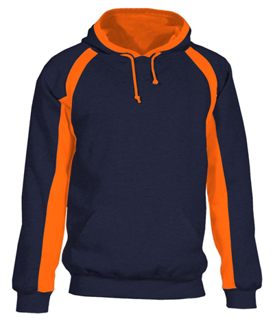 Badger Hook Colorblock Fleece Hoodies. Decorated in seven days or less.