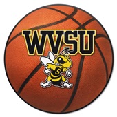 West Virginia State Yellow Jackets Basketball Mat 27" Round