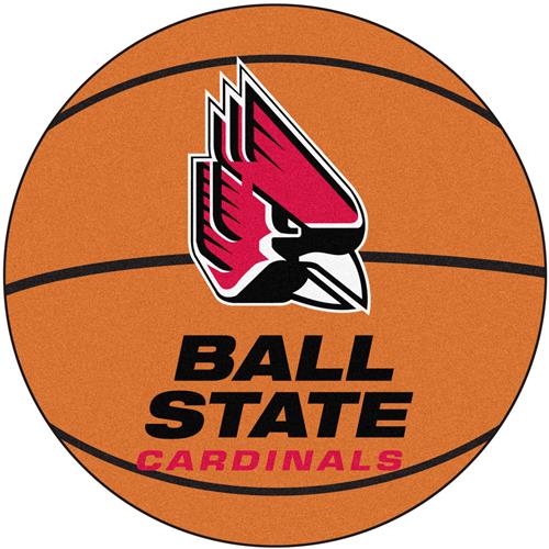 Fan Mats Ball State University Basketball Mat
