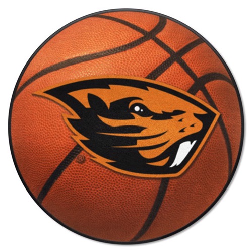 Oregon State Beavers Basketball Mat 27" Round