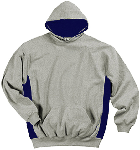 Badger Colorblock Hood Fleece Pullovers-Youth. Decorated in seven days or less.