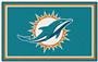 Fan Mats NFL Miami Dolphins 4x6 Rug