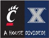 Fan Mats Xavier/Cincinnati House Divided Mat