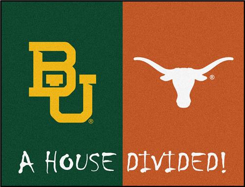 Fan Mats Baylor/Texas House Divided Mat