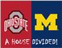 Fan Mats Ohio State/Michigan House Divided Mat