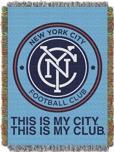 Northwest MLS NY City FC Handmade Tapestry Throw