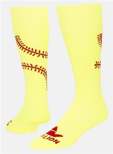 Adult Large & Medium Play Ball Knee High Socks 1-PAIR
