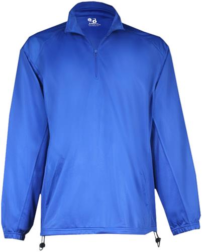 Badger BT5 1/4 Zip Pullover Windshirts. Decorated in seven days or less.