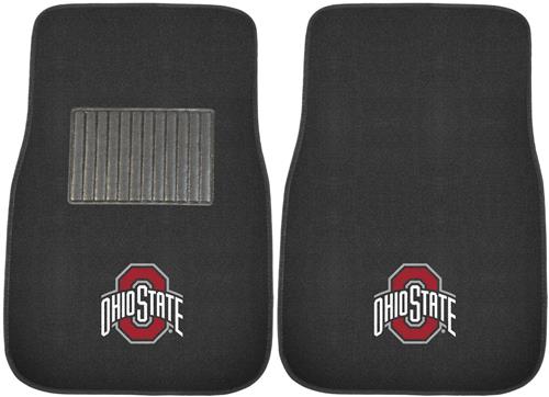 Fan Mats Ohio State Embroidered Car Mats (set)