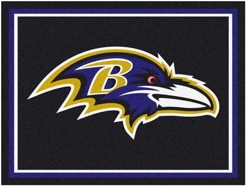 Fan Mats NFL Baltimore Ravens 8x10 Rug