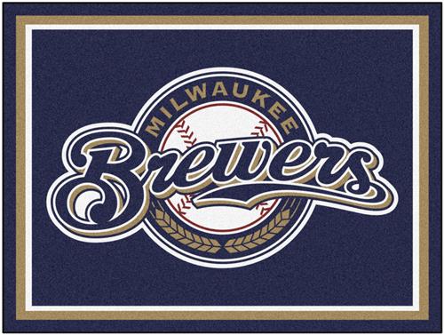 Fan Mats MLB Milwaukee Brewers 8x10 Rug