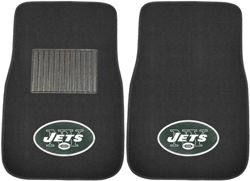 Fan Mats NFL NY Jets Embroidered Car Mats (set)