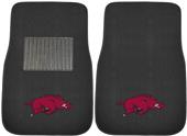 Fan Mats Univ Arkansas Embroidered Car Mats (set)