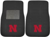 Fan Mats Univ Nebraska Embroidered Car Mats (set)