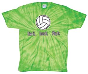 Tandem Volleyball Live It Tie Dye T-Shirt 4 Colors - Closeout Sale ...