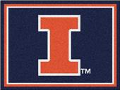 Fan Mats NCAA University of Illinois 8x10 Rug