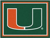 Fan Mats NCAA University of Miami 8x10 Rug