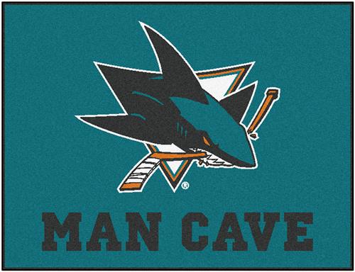 Fan Mats NHL San Jose Man Cave All-Star Mat