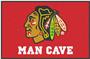 Fan Mats NHL Blackhawks Man Cave Starter Mat