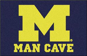 Fan Mats NCAA Michigan Man Cave Starter Mat