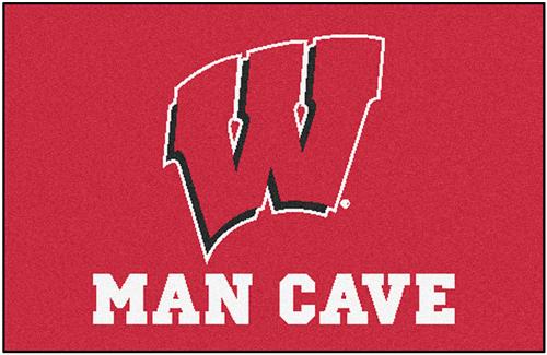 Fan Mats Univ. of Wisconsin Man Cave Starter Mat