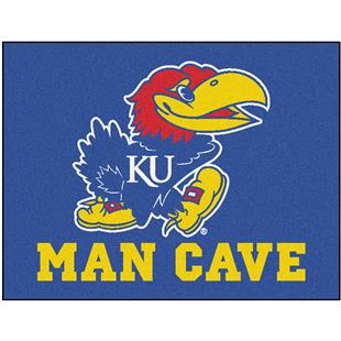 Fan Mats Univ. of Kansas Man Cave All-Star Mat