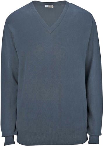 Edwards Men Jersey Knit Cotton V-Neck Sweater 4090