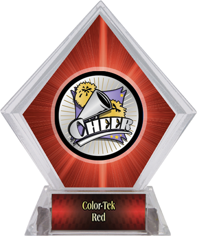 Hasty Award Xtreme Cheer Red Diamond Ice Trophy. Personalization is available on this item.