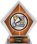 Hasty Award Xtreme Cheer Orange Diamond Ice Trophy