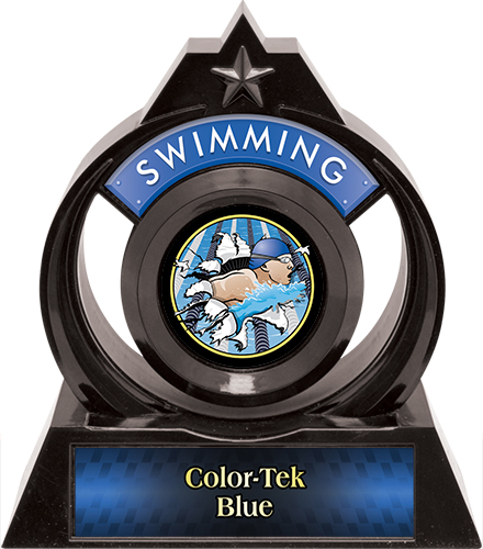 Hasty Awards Eclipse 6" Bust-Out Swimming Trophy. Personalization is available on this item.