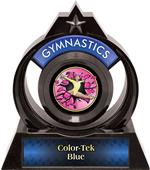 Eclipse 6" Gymnastics Pink Burst-Out Trophy
