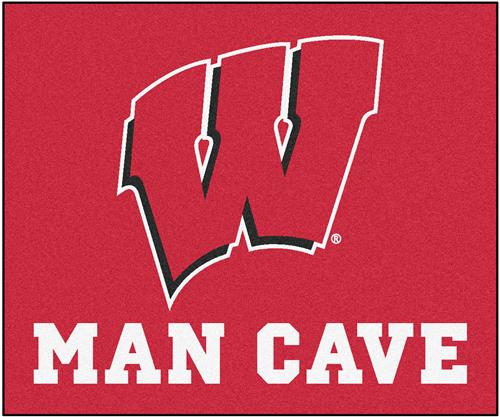 Fan Mats Univ. of Wisconsin Man Cave Tailgater Mat