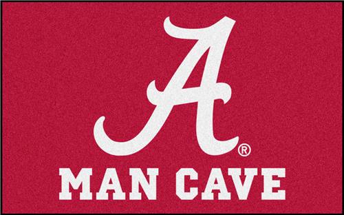 Fan Mats NCAA Univ. of Alabama Man Cave Ulti-Mat