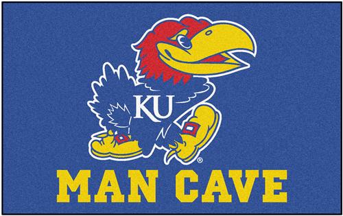 Fan Mats University of Kansas Man Cave Ulti-Mat