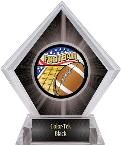 Americana Football Black Diamond Ice Trophy. Personalization is available on this item.