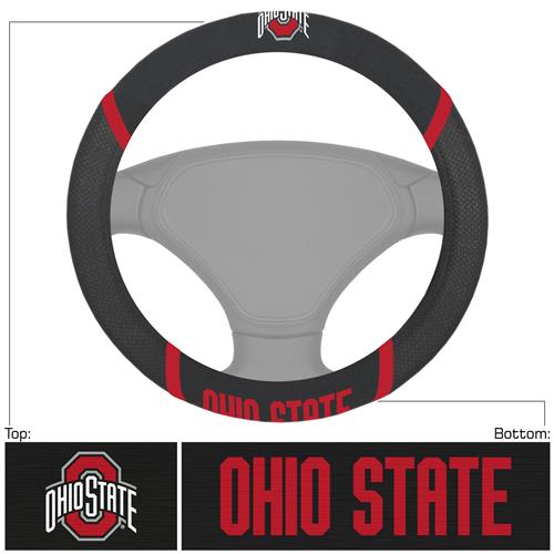 Fan Mats Ohio State Univ. Steering Wheel Cover