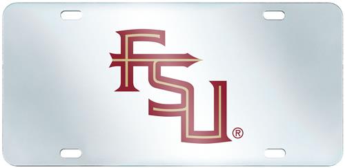 Fan Mats Florida State Univ. License Plate-Inlaid