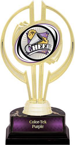 Awards Gold Hurricane 7" Xtreme Cheer Trophy. Personalization is available on this item.