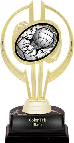Gold Hurricane 7" Bust-Out Volleyball Trophy. Personalization is available on this item.