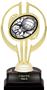 Gold Hurricane 7" Bust-Out Volleyball Trophy