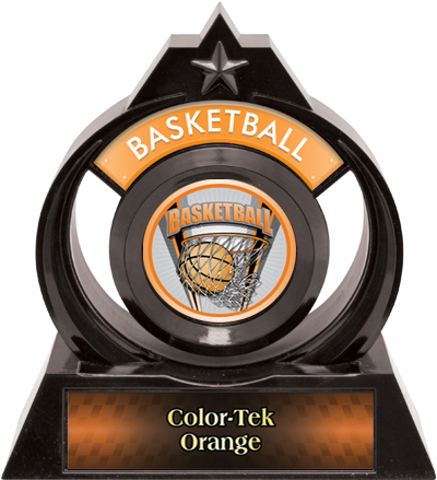 Hasty Awards Eclipse 6" ProSport Basketball Trophy. Personalization is available on this item.